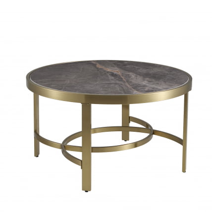 Журнальный столик Адриана 80*80 см серая керамика_0