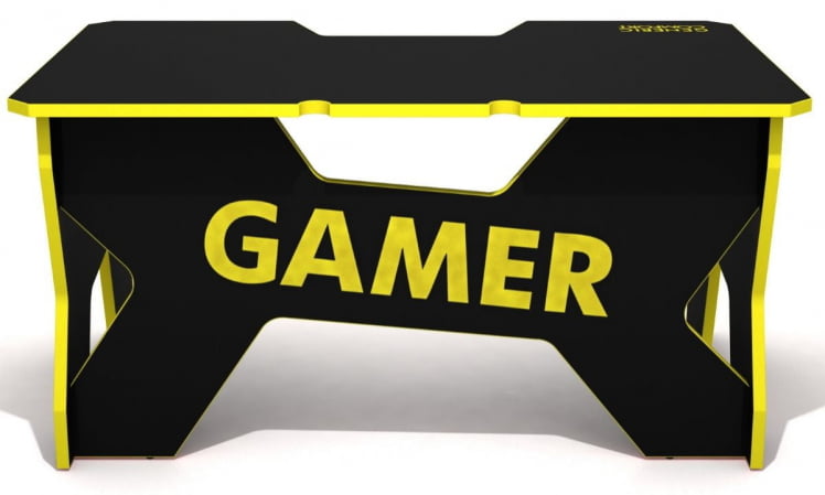Стол геймерский Generic Comfort Gamer2/DS/NY Желтый Черный_1