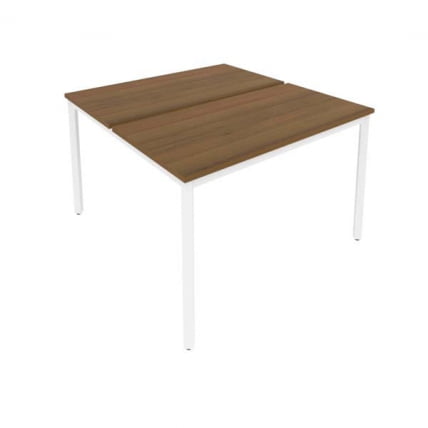Рабочая станция на металлокаркасе SLIM SYSTEM С.СП-4.2 Орех-Белый_0