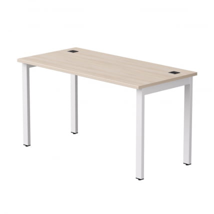 Стол прямой на металлокаркасе, опоры 90 гр Everprof EVO 254S007 Дуб Соната Белый_0