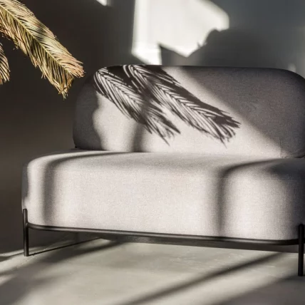 Диван Gawaii 2-х мест Тем серый_4