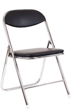 Стул Everprof Joker Chrome Экокожа Черный_0