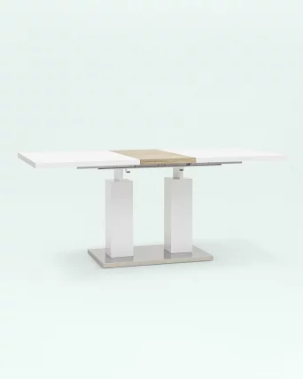 Стол Сиэтл раскладной 140-180 Белый глянцевый_6