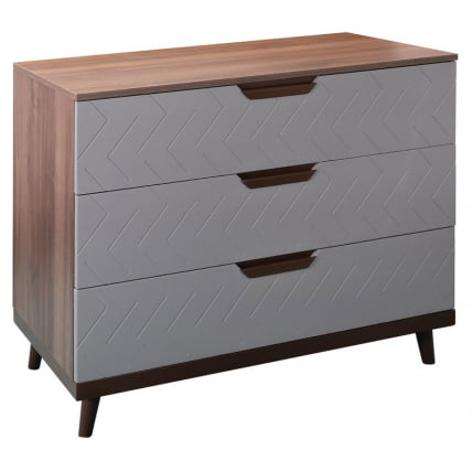 Комод Сканди с 3 ящиками Грей_0