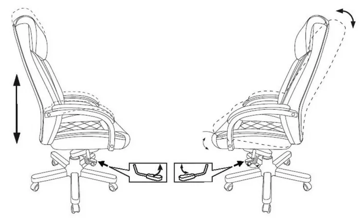 Кресло руководителя Бюрократ T-9924WALNUT/BLACK_4