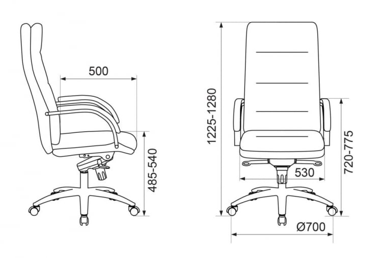 Кресло руководителя Бюрократ T-9927SL Слоновая кость_5