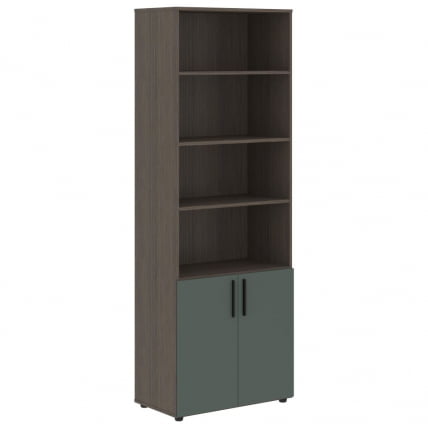 Шкаф с 1 комплектом глухих малых дверей VELION VHCS 80.5 Нефрит Дуб Сильвер_0