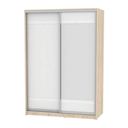 Шкаф-купе B-220х160х60-1(ДСС-Белый-D9D10)_0