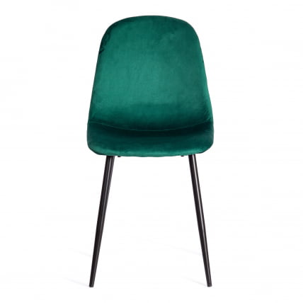 Стул BREEZE (mod. 4724) вельвет/металл, 44 х 53 х 87 см, Light dark green (изумрудный) HLR56 / черный_4