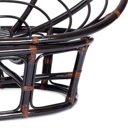 Диван MAMASAN/МАМАСАН 23/02 W /с подушкой/ подушка 182х119 см, 169х102х80 см, Antique brown (античный черно-коричневый), ткань, коричневый, 3М7_13