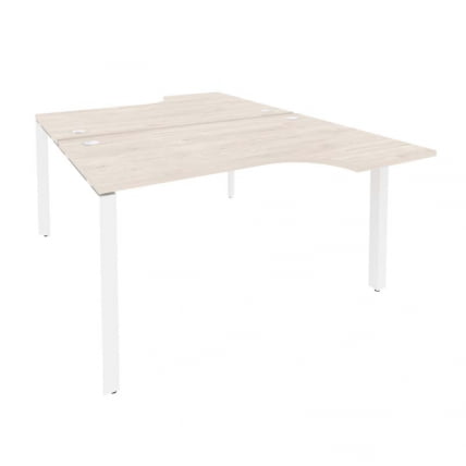 Рабочая станция на П-образном м/к ONIX O.MP-D.SA-2 Денвер Светлый/Белый_0
