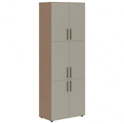 Шкаф с 3 комплектами глухих малых дверей VELION VHCS 80.8 Аметист Кобра_0