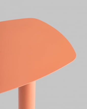 Журнальный столик Eanna L металл коралловый_8