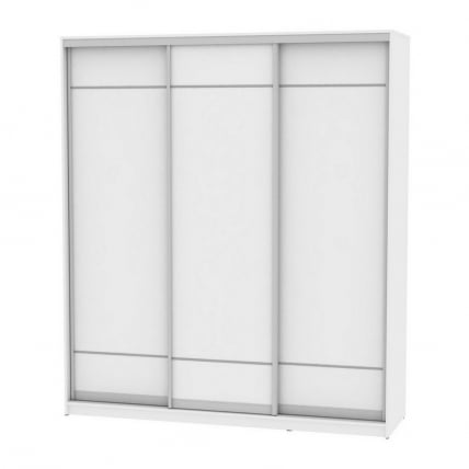 Шкаф-купе Б-220х200х60-3(Белый-Д7Д7Д7) / B-220х200х60-3(Белый-D7D7D7)_0