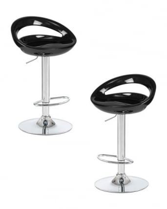 Стул барный ДОБРИН ДИСCО (черный) 2 шт / DOBRIN DISCO_0