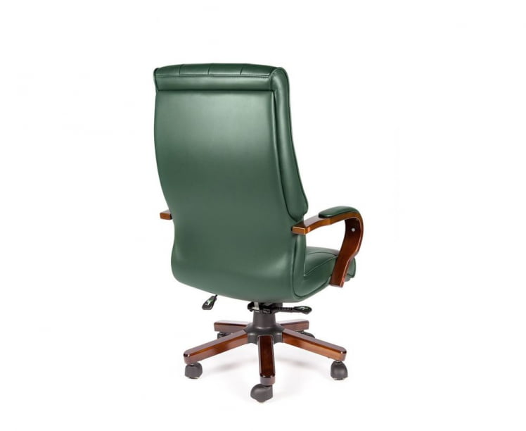 Кресло для руководителя Ботичелли P2338-09 кожа Зеленый_3