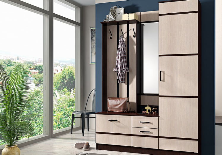 Тумба с зеркалом Сакура СЗ-01 Венге/лоредо_1