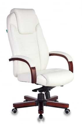 Кресло руководителя Бюрократ T-9923WALNUT/IVORY_0