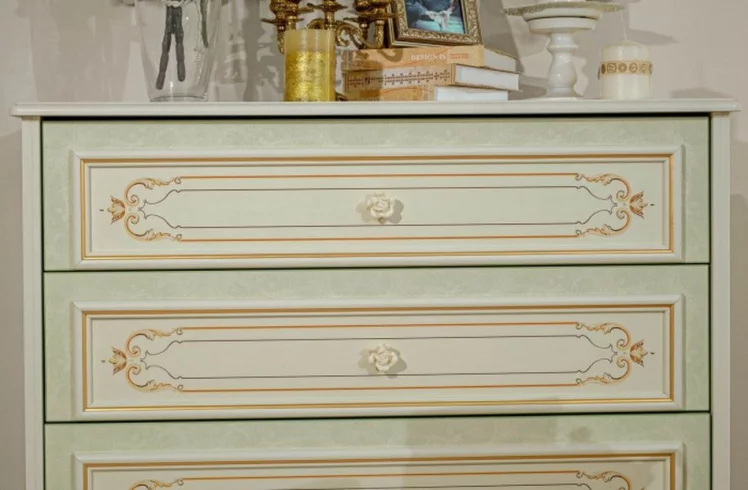 Комод с 4 ящиками Луиза ЛД 665.021.000 Алебастр_4