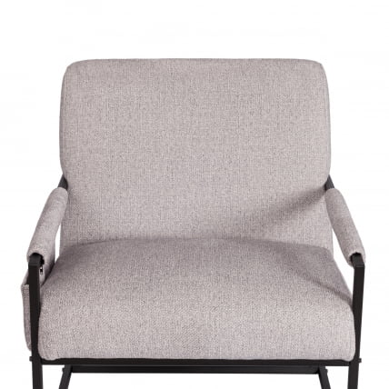 Кресло Charli LUX/Чарли Люкс велюр/букле, VT shape silver, 70х80х82 см_5