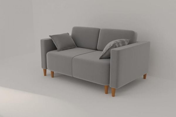 Диван прямой Ультра (Berhouse) Цвет фасада: Грей рогожка; Тип: Прямой; Материал фасада: Микророгожка_2