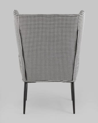 Кресло Мэйден Гусиная лапка черно-белый_5