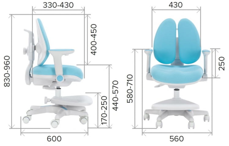 Детское кресло Everprof Kids 101 Ткань Розовый_14