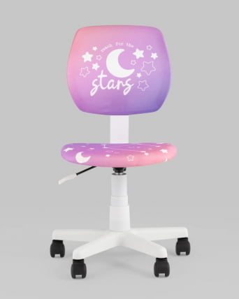 Кресло компьютерное детское ЛОЛО Starry Night пластик белый_7