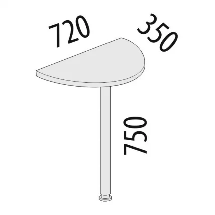 Приставка Альфа 64.28 Дуб Кронберг_1