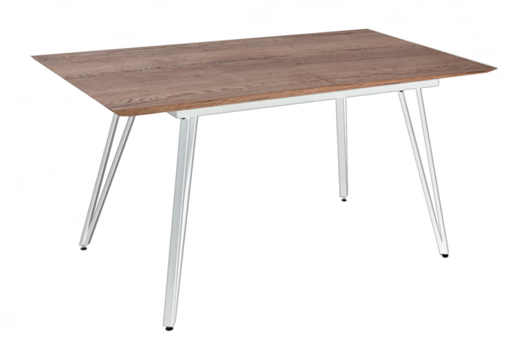 Стол раздвижной Диего 120-160 Галифакс Табак_БЕЛЫЙ_0