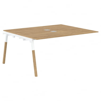 Рабочая станция Forta FIWST 1513 Дуб Гамильтон Белый премиум_0