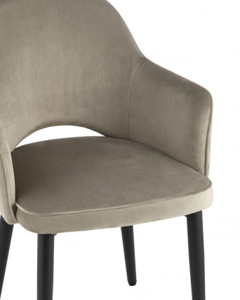 Стул Венера NEW велюр шампань_5