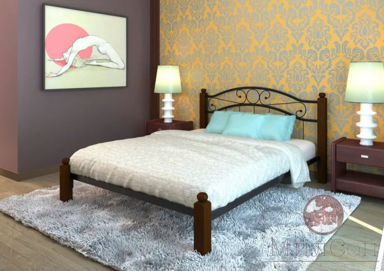 Кровать Надежда Lux 1400х1900 Черная_1