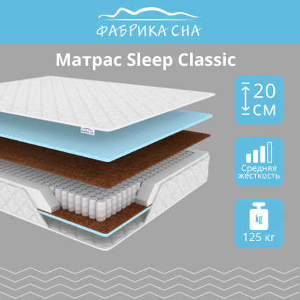 Матрас Слееп Cлассиc 90кс190 / Sleep Classic 90x190_1