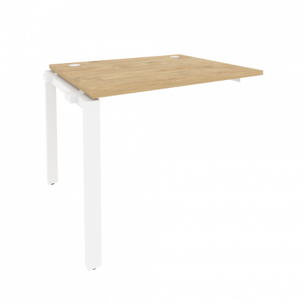 Наборный элемент рабочей станции на П-образном м/к ONIX O.MP-1.NRS-1.8 Тиквуд Светлый/Белый_0