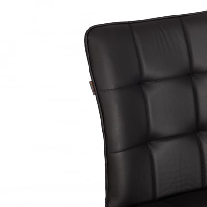 Стул обеденный Bari LT, экокожа, черная, 41х55х89 см_8