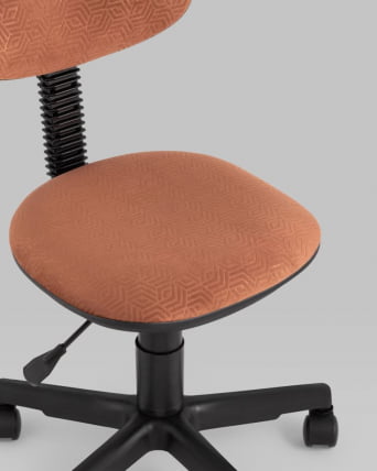 Кресло компьютерное детское УМКА Геометрия терракотовый_7