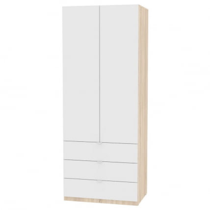 Шкаф распашный R-230х90х45-4-TR(ДСС-Белый)_0