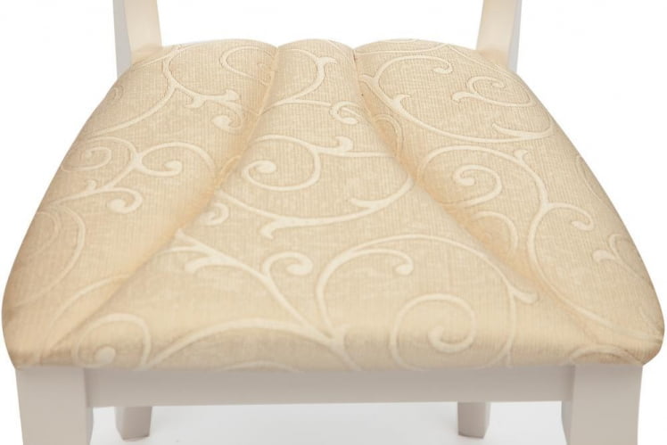 Стул Opera ( OP-SC ) дерево гевея, 45х53х97см, ivory white (слоновая кость 2-5), ткань бежевая (A168B)_4