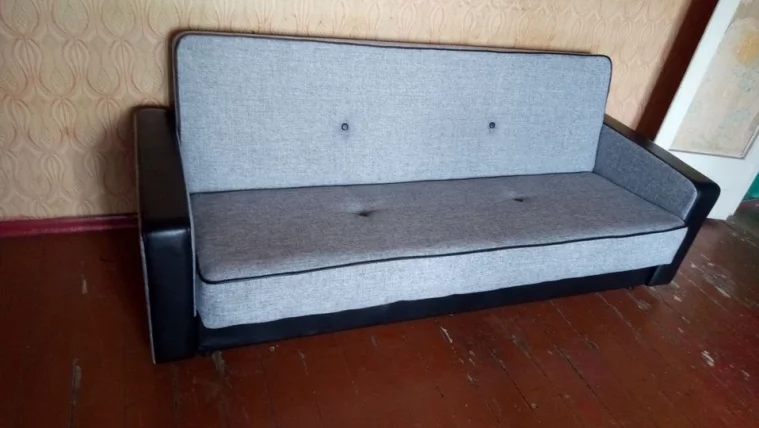 Диван-кровать Престиж Рогожка B1 Лаки блэк_6