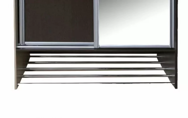 Шкаф-купе Ольга 10.1 Ясень шимо светлый Венге_3