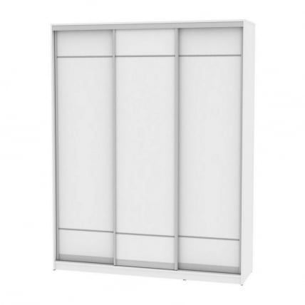 Шкаф-купе B-230х180х60-2(Белый-D7D7D7)_0