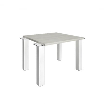 Элемент стола переговоров без опор YALTA LT-SV Снежная Платина_0