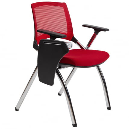 Комплект офисных кресел CHAIRMAN CH890 с пюпитром 2 шт Красный_0