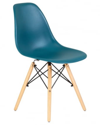 Стул обеденный DOBRIN DSW (ножки светлый бук, цвет морской волны (G-05)) 4 шт_2