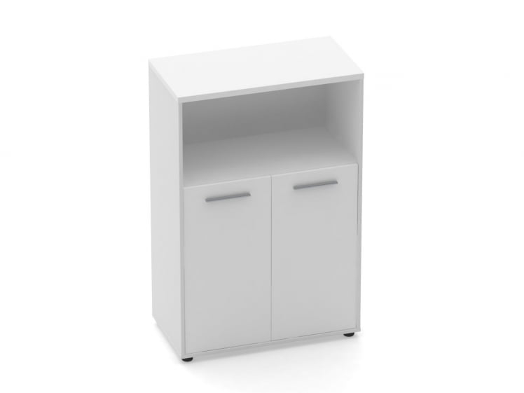 Шкаф 2 широкий закрытый с нишей Deka 10.12.111 Белый_0