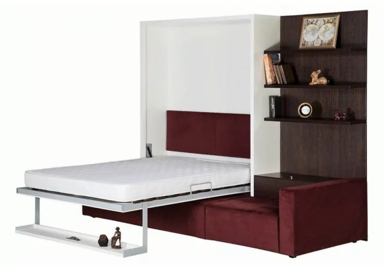 Мебель-трансформер Смарт 1 3-в-1 1600 правый Ясень шимо темный_2