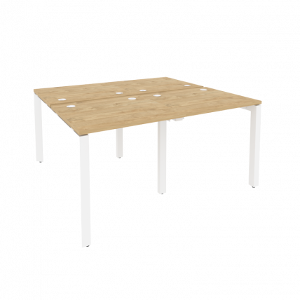 Рабочая станция на П-образном м/к ONIX O.MP-D.RS-4.0.7 Тиквуд Светлый/Белый_0