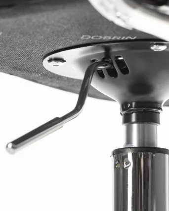 Офисное кресло для персонала DOBRIN TERRY Черный велюр MJ9-101_9