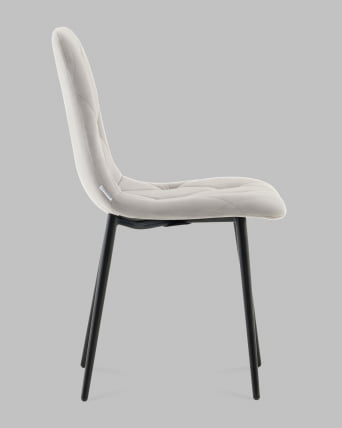 Стул Одди Diamond С велюр светло-серый_3